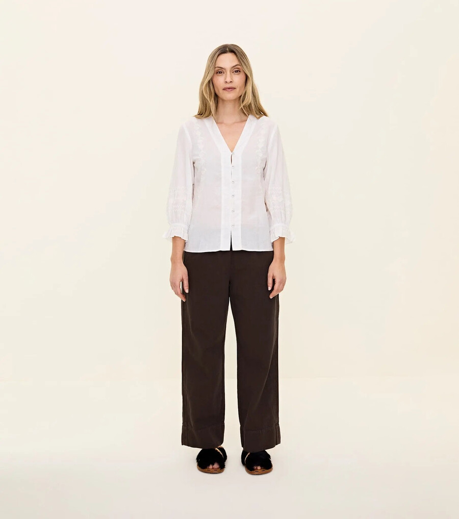 blusa de jardín