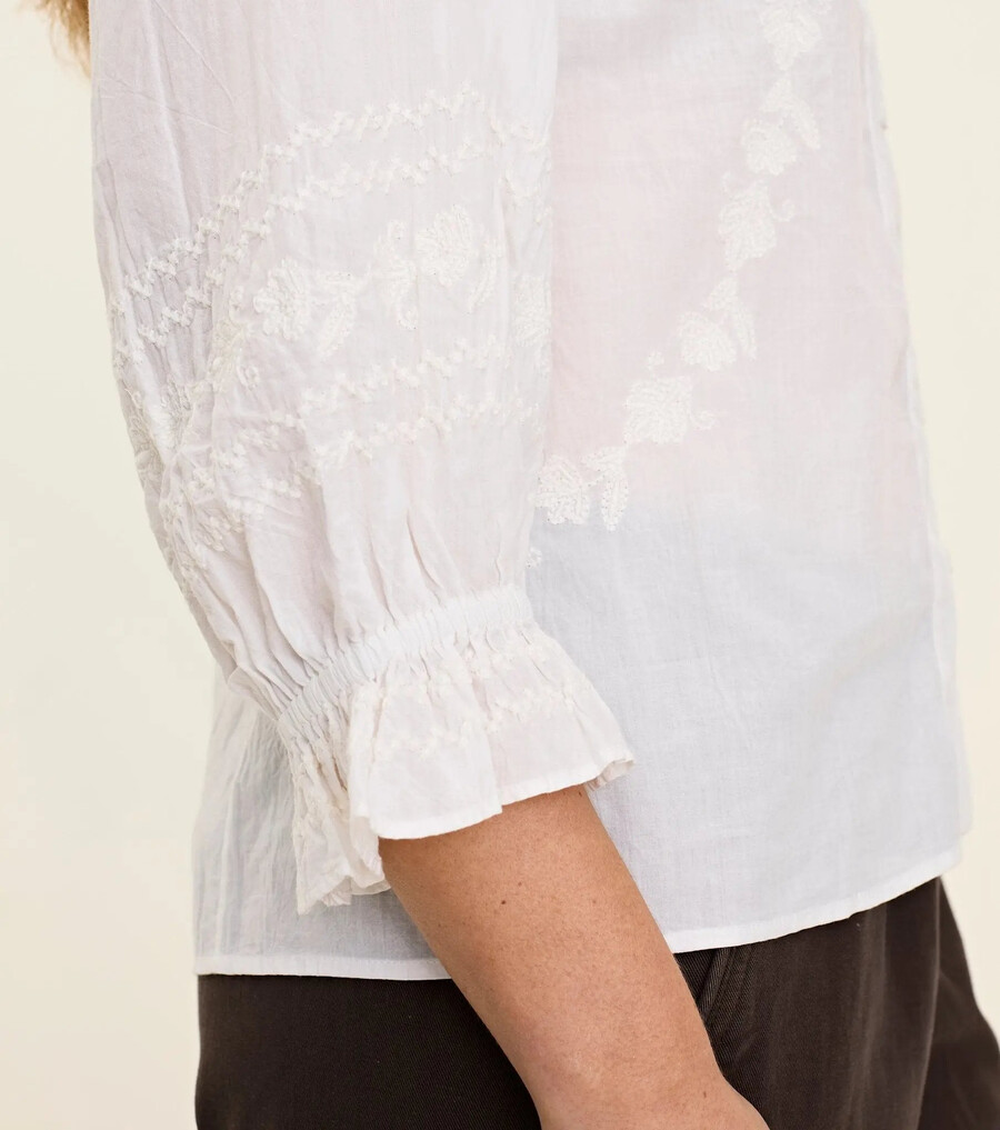 blusa de jardín