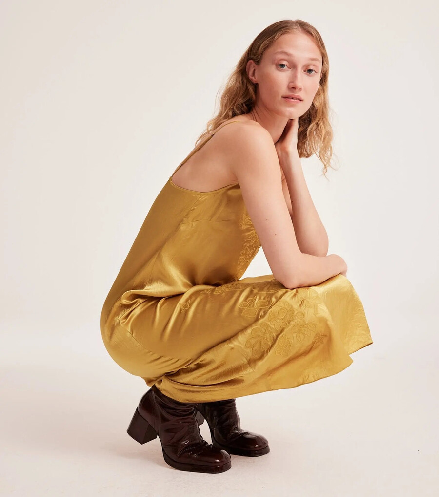 vestido lencero gina