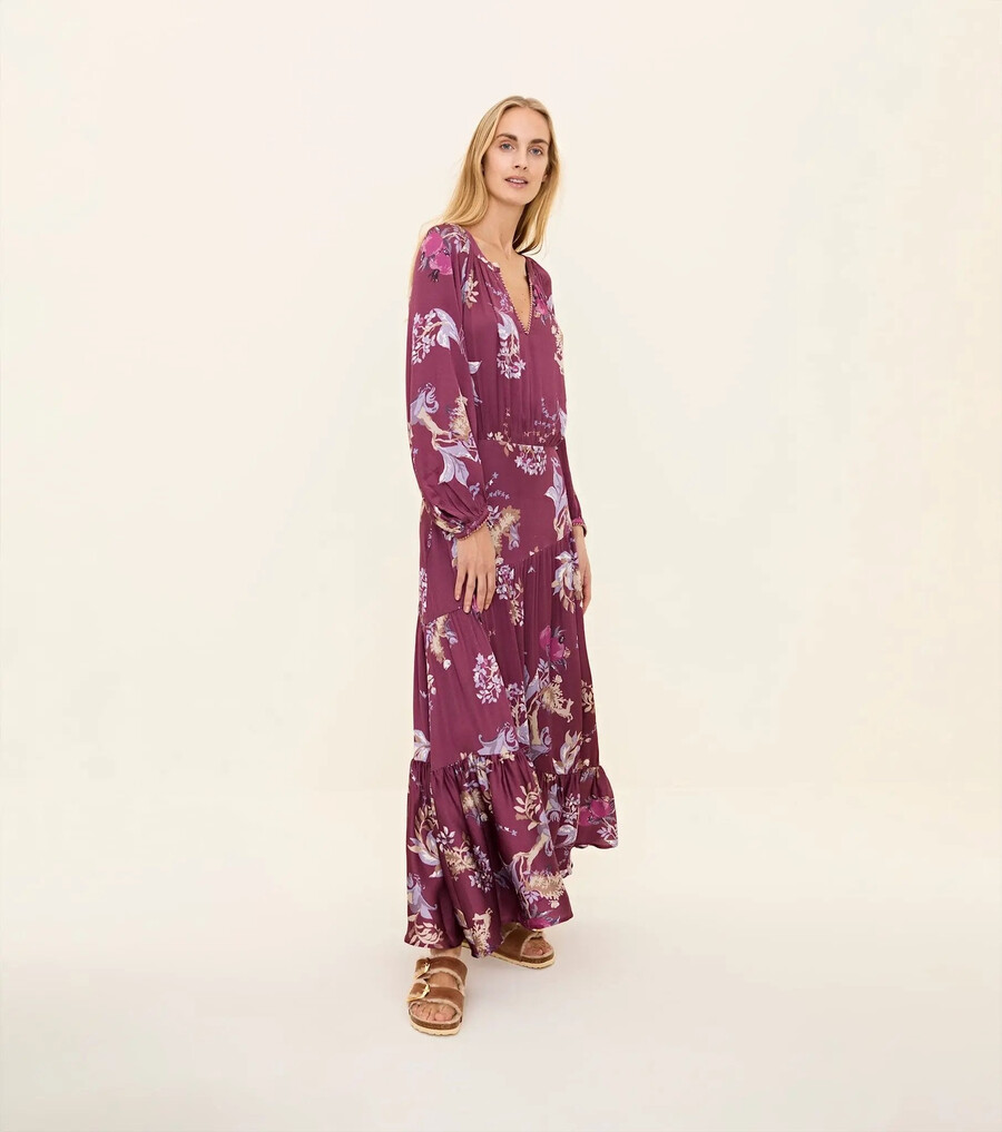 el vestido largo de fiesta