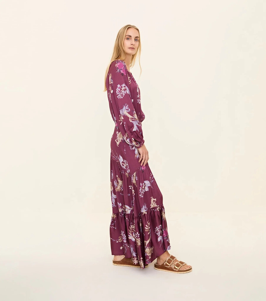 el vestido largo de fiesta
