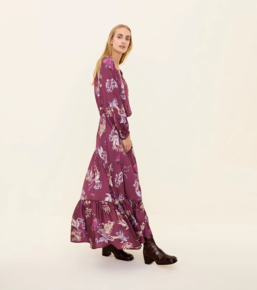 el vestido largo de fiesta