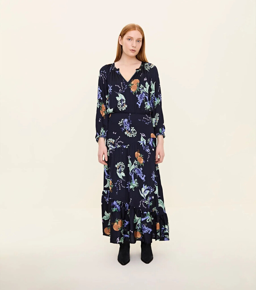 el vestido largo de fiesta