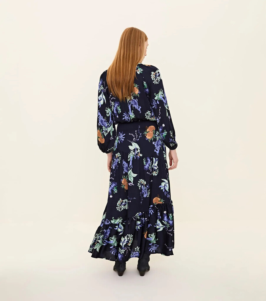 el vestido largo de fiesta