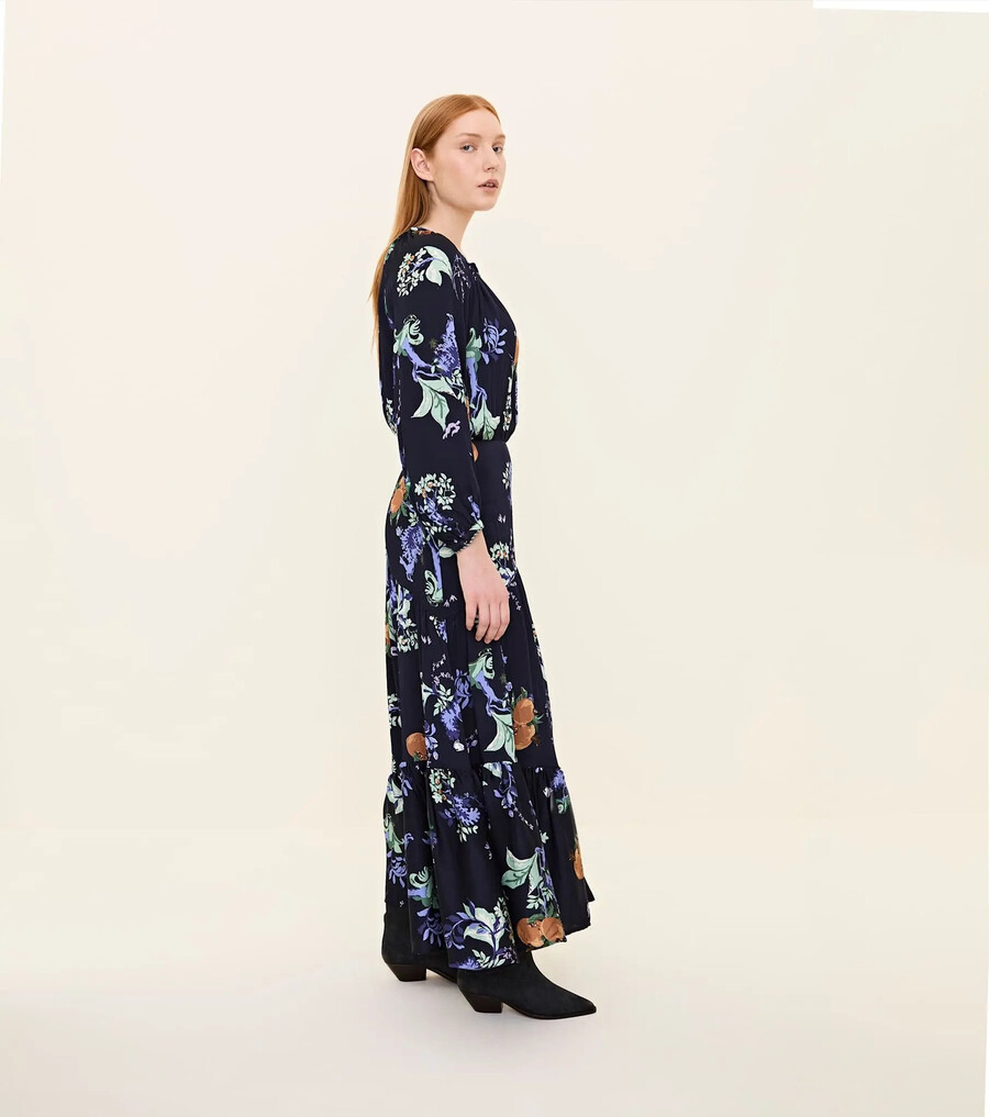 el vestido largo de fiesta